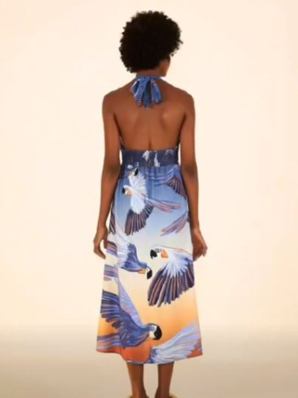 FARM Rio Night Fly Cropped Maxi sz M NWT - Picture 6 of 10
